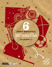 Portada de Matematika 6. Koadernoa 2