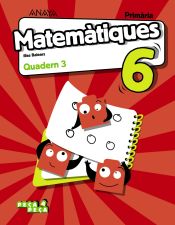 Portada de Matemàtiques 6. Quadern 3