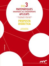 Portada de Matemàtiques orientades als ensenyaments aplicats 3. Proposta didàctica