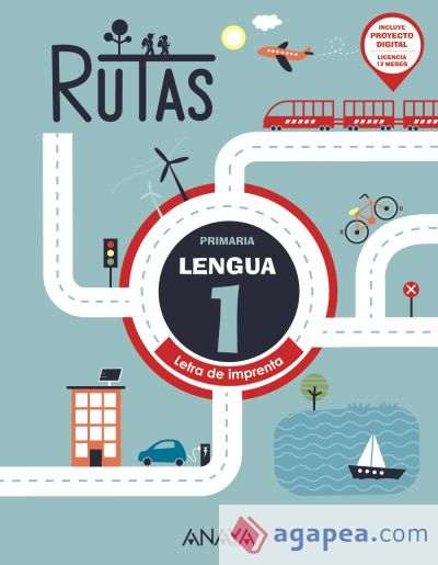 Rutas. Lengua 1. (letra de imprenta)