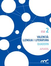 Portada de Valencià: llengua i literatura 2. Quadern