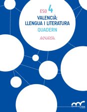 Portada de Valencià: llengua i literatura 4. Quadern