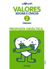 Portada de Valores Sociais e Cívicos 2. Proposta didáctica