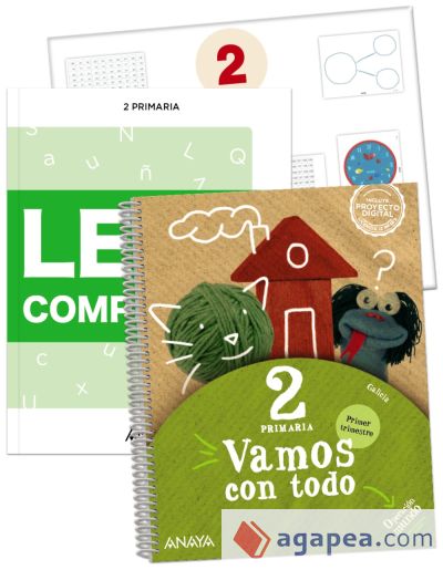 Vamos con todo 2. Primer trimestre. + Leo y comprendo. 2022. + Material manipulativo