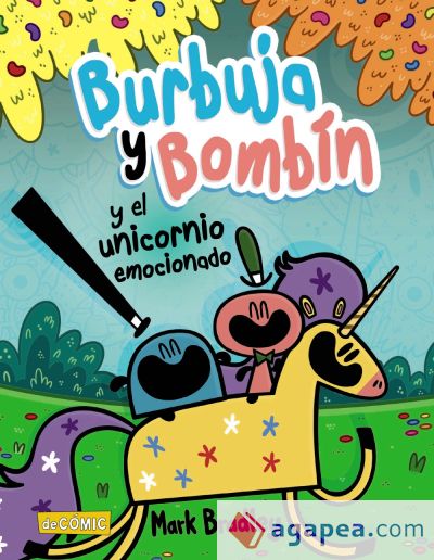 Burbuja y Bombín y el unicornio emocionado