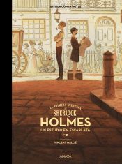 Portada de Estudio en escarlata. La primera aventura de Sherlock Holmes