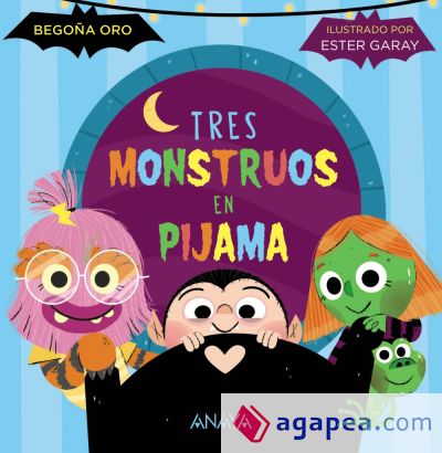 Tres monstruos en pijama