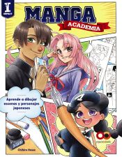 Portada de Academia manga. Aprende a dibujar ilustraciones al estilo japonés