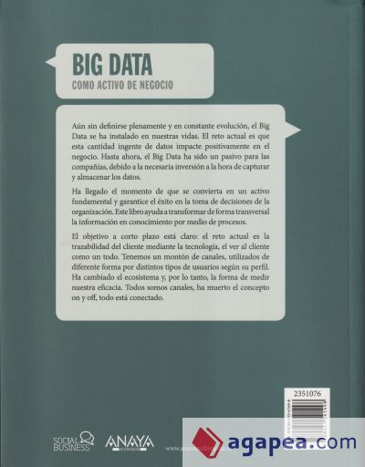 Big data como activo de negocio