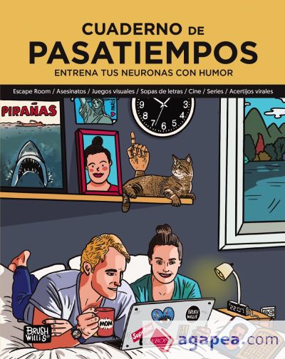 Cuaderno de pasatiempos. Entrena tus neuronas con humor