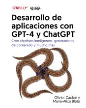 Portada de Desarrollo de aplicaciones con GPT-4 y ChatGPT