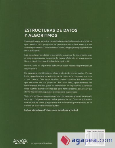 Estructuras de datos y algoritmos