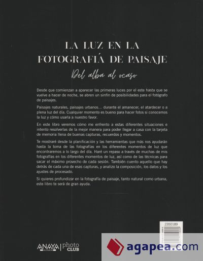 La luz en la fotografía de paisaje. Del alba al ocaso