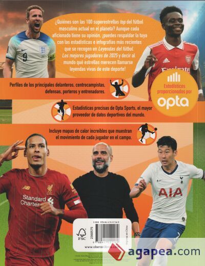 Leyendas del F&uacute;tbol. Los mejores jugadores 2025