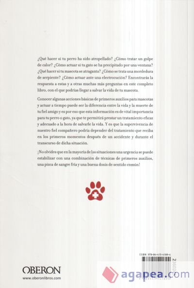 Manual de primeros auxilios para perros y gatos