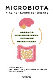 Portada de Microbiota y alimentación consciente. Aprende a alimentarte de forma inteligente