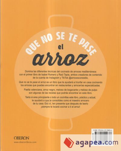 Que no se te pase el arroz