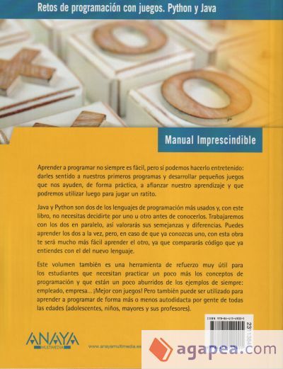 Retos de programaci&oacute;n con juegos. Python y Java