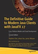 Portada de The Definitive Guide to Modern Java Clients with JavaFX 17