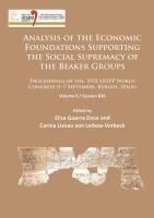 Portada de Analysis of the Economic Foundations Supporting the Social Supremacy of the Beaker Groups: Proceedings of the XVII Uispp World Congress (1-7 September