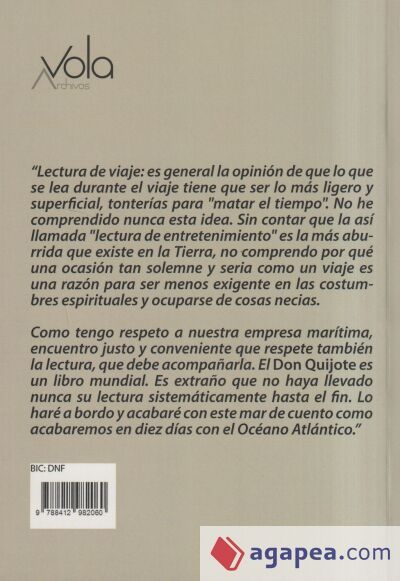CERVANTES: COMPA&Ntilde;ERO DE TRAVESIA