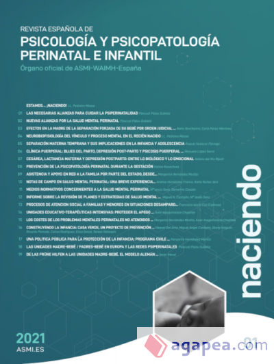 Naciendo: revista española de psicología y psicopatología perinatal e infantil - 01