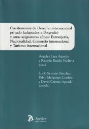 Portada de CUESTIONARIOS DE DERECHO INTERNACIONAL PRIVADO ADAPTADOS A POSGRADO Y OTRAS ASIG