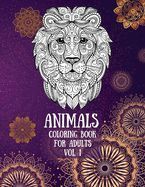 ANIMALS COLORING BOOK FOR ADULTS VOL. 1: COLORING PAGES FOR RELAXATION ...