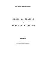 Portada de SOBRE LA IGLESIA Y SOBRE LA RELIGI&Oacute;N (Ebook)