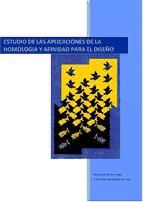 Portada de ESTUDIO DE LAS APLICACIONES DE LA HOMOLOGIA Y AFINIDAD PARA EL DISEÑO (Ebook)