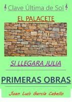 Portada de PRIMERAS OBRAS: CLAVE ÚLTIMA DE SOL - EL PALACETE - SI LLEGARA JULIA (Ebook)