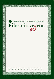 Portada de Filosofía vegetal