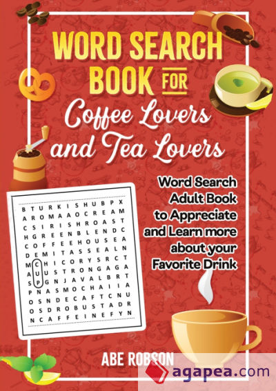 Word Search Book for Coffee Lovers and Tea Lovers