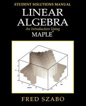 Portada de Lab Manual for Linear Algebra with Maple