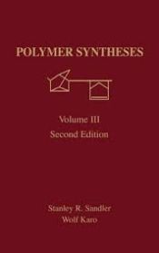 Portada de Polymer Synthesis - Volume 3