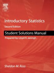 Portada de Student Solutions Manual for Introductory Statistics