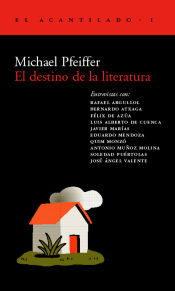 Portada de El destino de la literatura