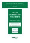 Actas de Derecho Industrial y Derecho de autor