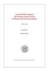 Actas del XIX Congreso del Instituto Internacional de Historia del Derecho Indiano