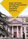 Actes del Setzè Col·loqui Internacional de Llengua i Literatura Catalanes. Salamanca, 2012