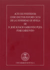 Acto De Investidura Como Doctor Honoris Causa De La Universidad De Sevilla De D. Jose Ignacio Gabilo