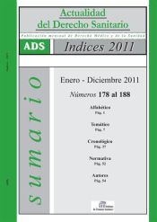 Portada de Actualidad del Derecho Sanitario 2011 (ADS) (Ebook)