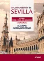 Portada de Auxiliar Administrativo, Ayuntamiento de Sevilla, adenda de Word y Excel 2003. Ejercicios