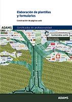 Portada de Elaboración de plantillas y formularios. Certificados de Profesionalidad. Confección y Publicación de páginas web