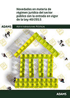 Portada de Novedades en materia de procedimiento administrativo con la entrada en vigor de la Ley 40-2015