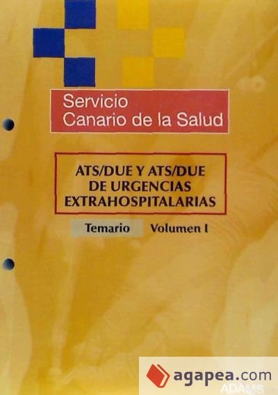 Temario 1 ATS-DUE y ATS-DUE de Urgencias extrahospitalarias del Servicio Canario de Salud