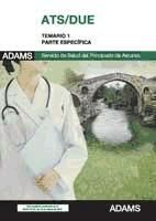 Portada de Temario 1. Parte Específica ATS/DUE Servicio de Salud del Principado de Asturias