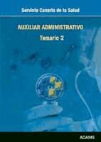 Portada de Temario 2 Auxiliar Administrativo del Servicio Canario de la Salud