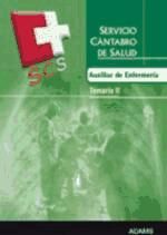 Portada de Temario 2 Auxiliar de Enfermería Servicio Cántabro de Salud