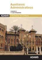 Portada de Temario 2 y Cuestionarios Auxiliares Administrativos Universidad de C&oacute;rdoba